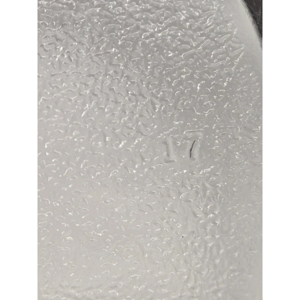 Clear Glass Mixing Bowl with Side Tab Handles Round Textured Bottom 9.5 Inch
